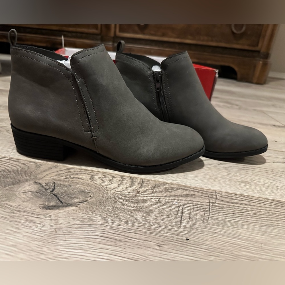 Gray Booties